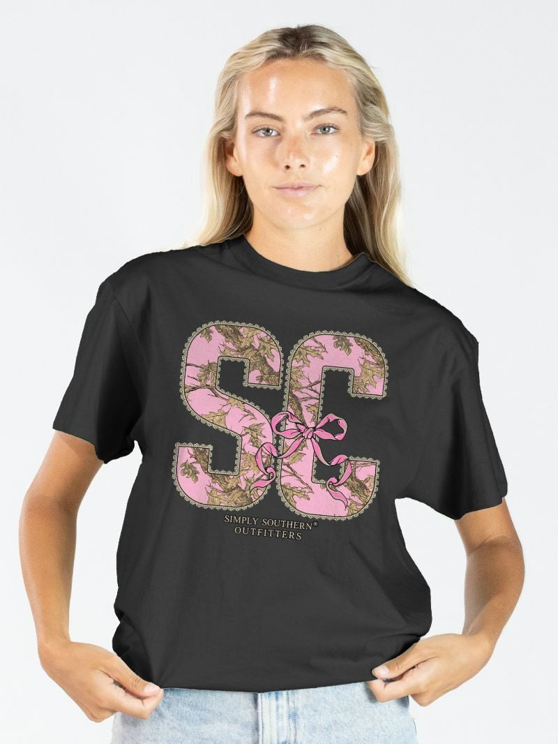 Simply Southern Women's SC State Tee - Black