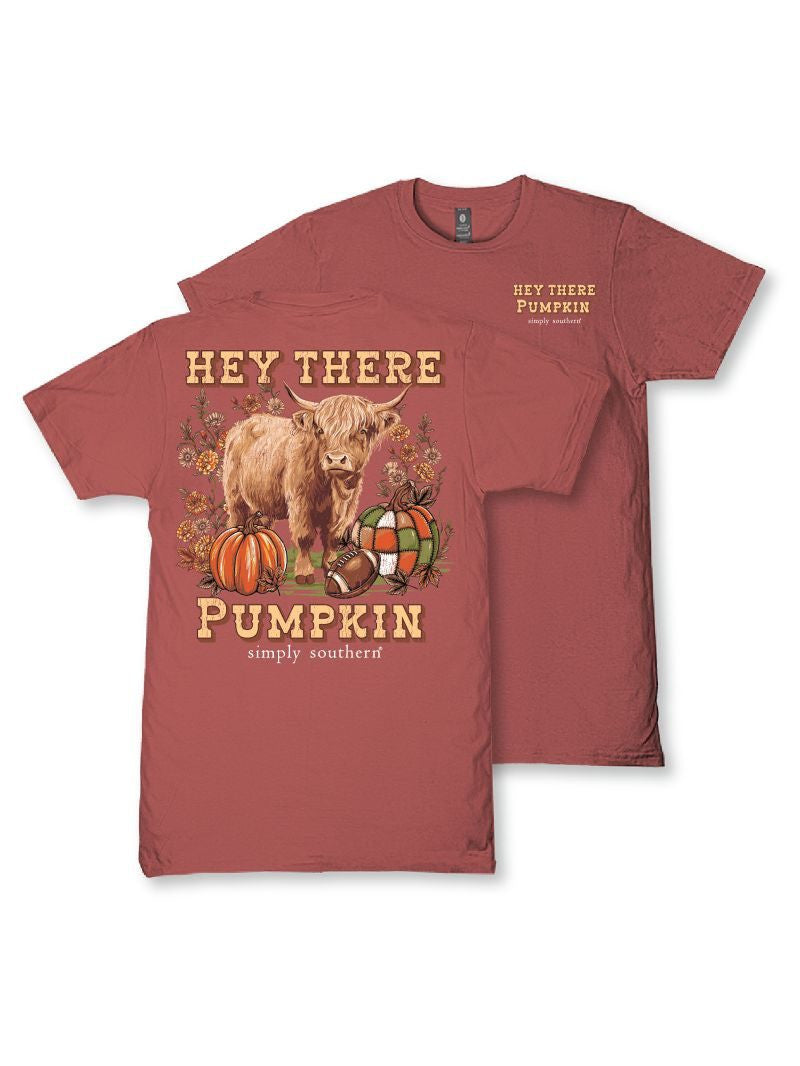 Simply Southern Women's Hey There Tee - Maple