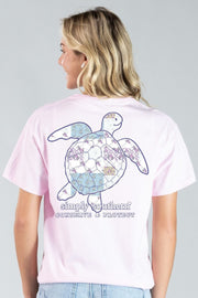 Simply Southern Women's Track Turtle 5 Tee