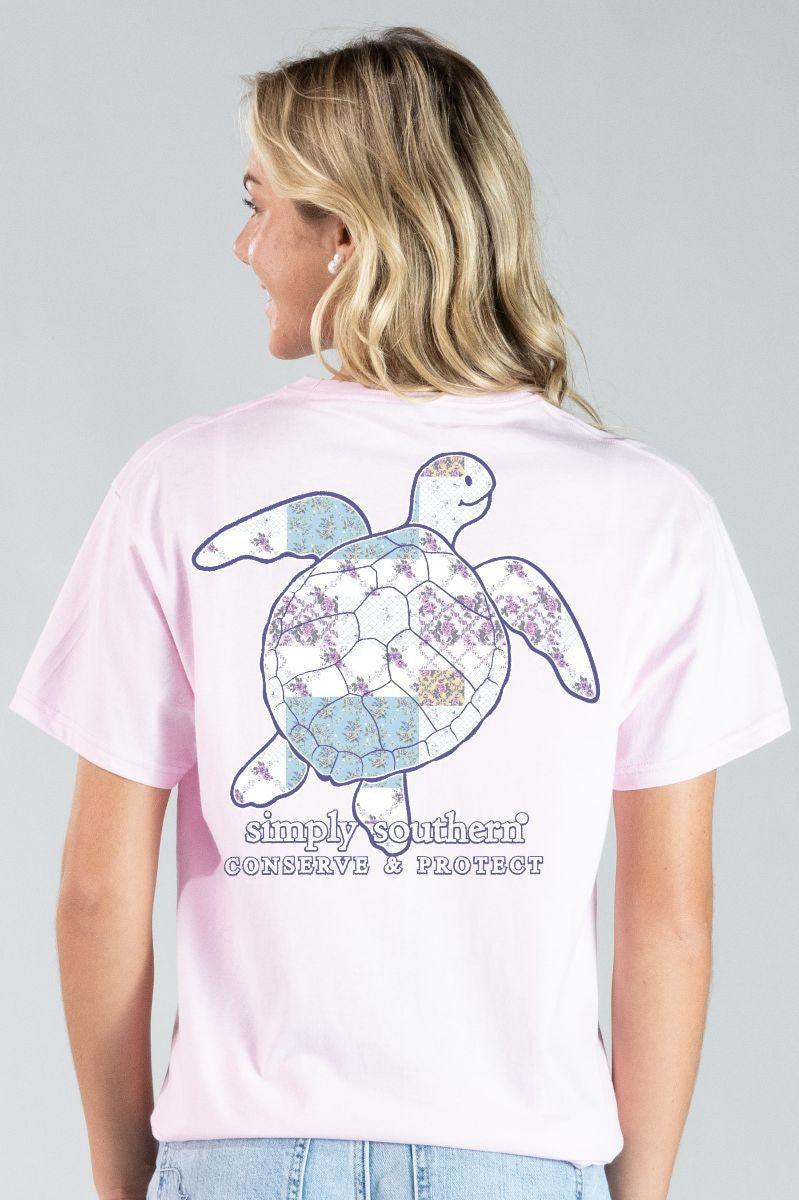 Simply Southern Women's Track Turtle 5 Tee