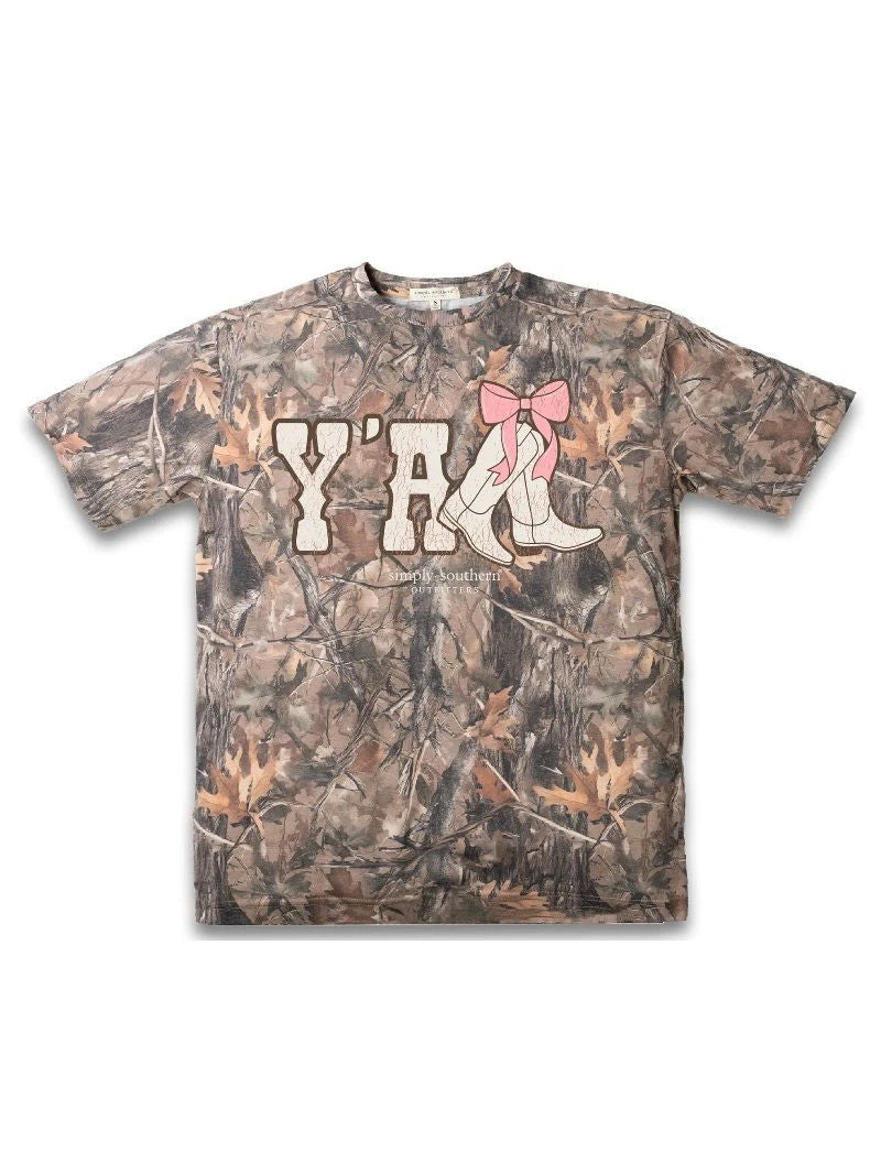 Simply Southern Youth Y'all Camo Tee