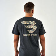 Burlebo Men's Flying B Deer Camo Logo Tee