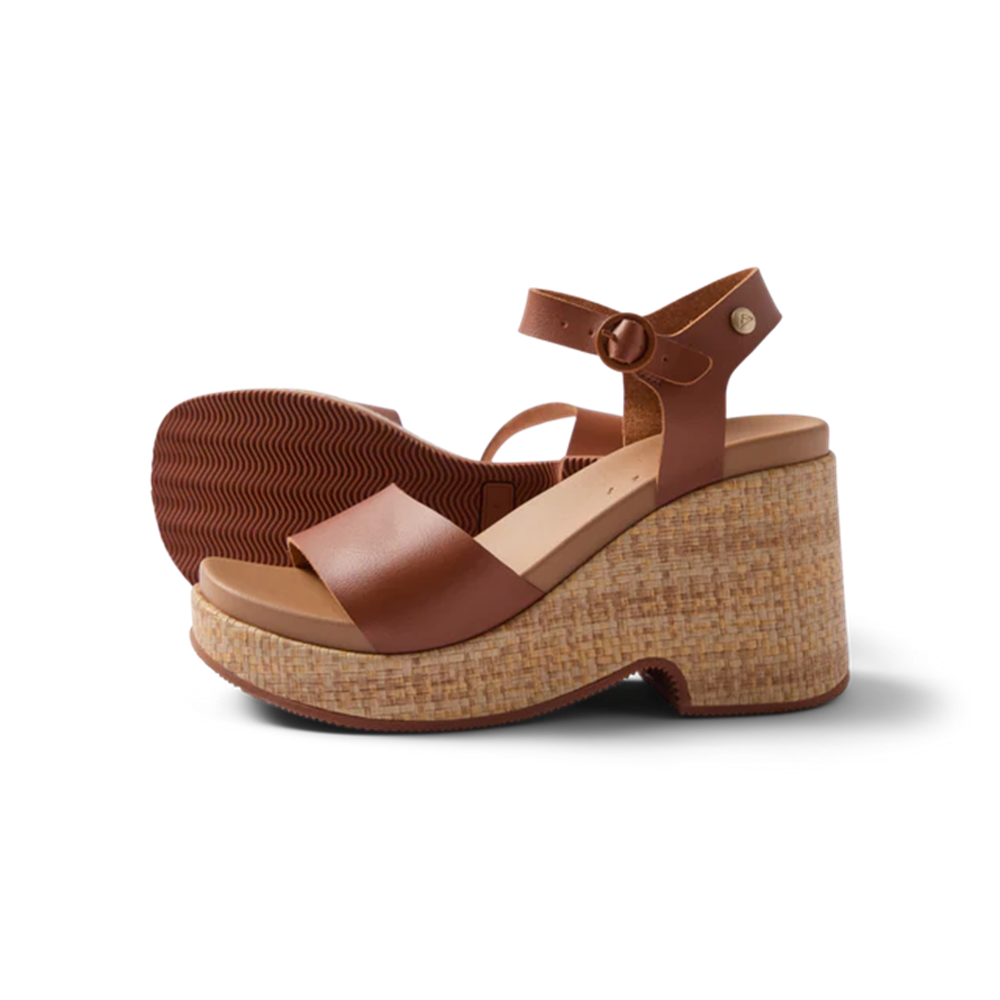 Reef Sunset Sayulita Leather Brown Women's Sandal