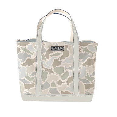 Local Girl Beach Tote Bag - Saltwater Camo