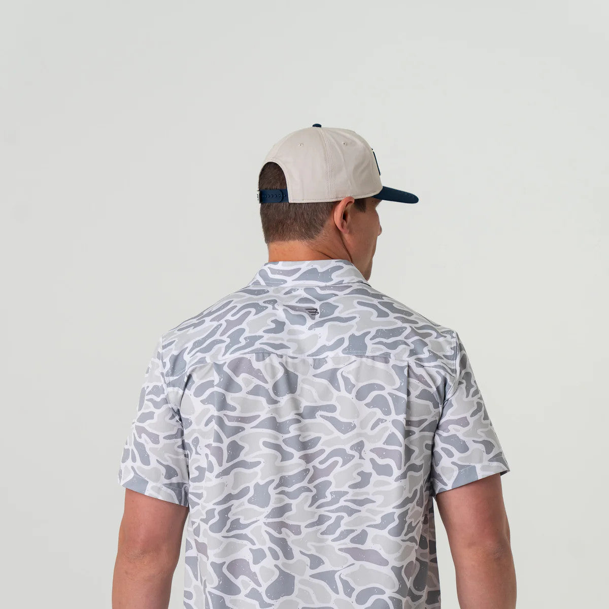 Burlebo Performance Button Up - White Camo