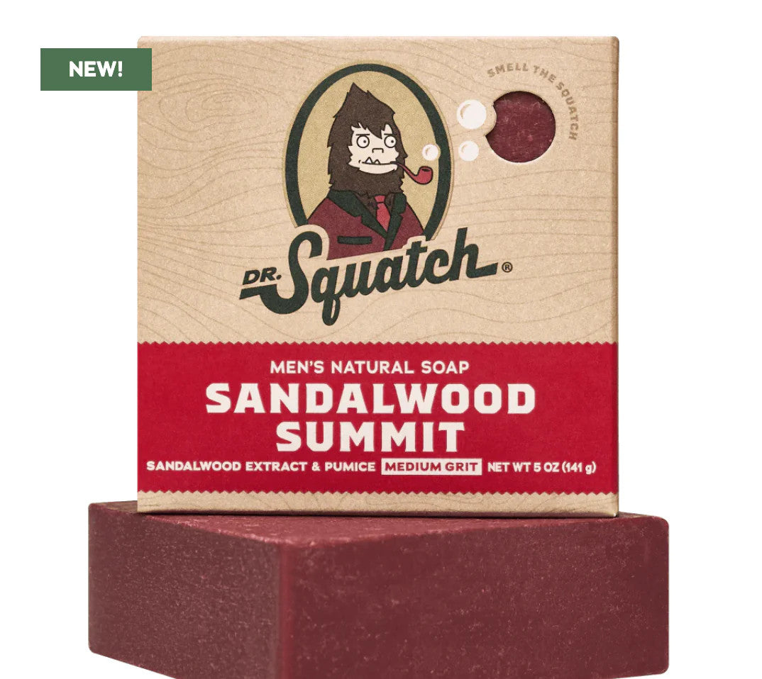 Dr. Squatch Sandalwood Summit Bar Soap
