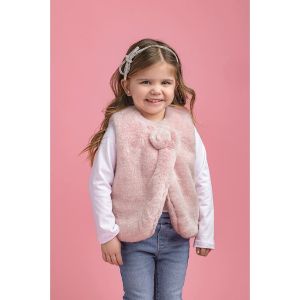 Mud Pie Little Girls Fur Vest