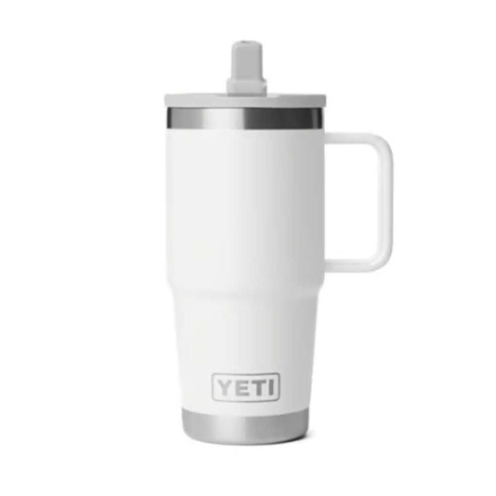 Yeti Rambler 20oz Straw Travel Mug - White