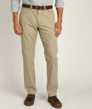 Duck Head Men's Pinpoint Canvas Five Pocket Pant - Khaki