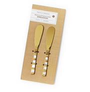 Two's Company Mother of Pearl Spreader Set