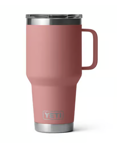 YETI Rambler 30 oz BPA Free Travel Mug -  Sandstone Pink