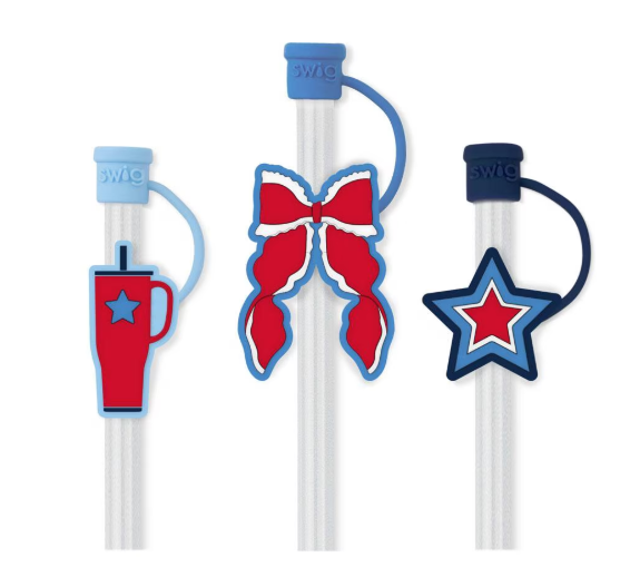 Swig Life Miss Independence Straw Topper Set