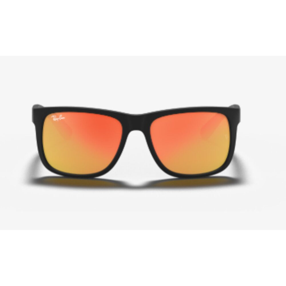 Ray-Ban Justin Color Mix Sunglasses – Rubber Black Frame/Red Mirror
