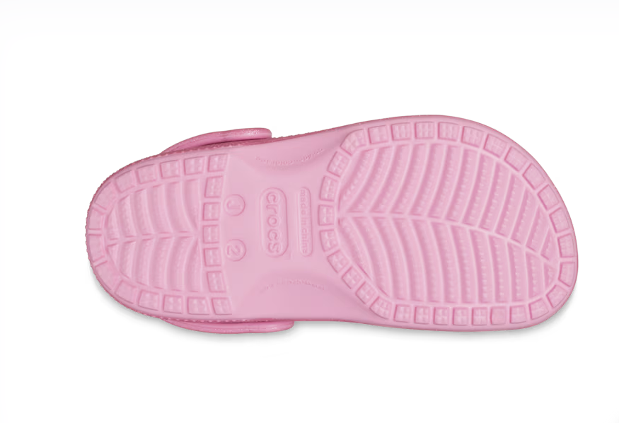 Crocs Kids' Classic Glitter Clog - Pink Tweed Glitter