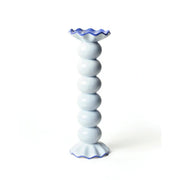 Coton Colors Smoke Large Ruffle Knobbed Candle Holder