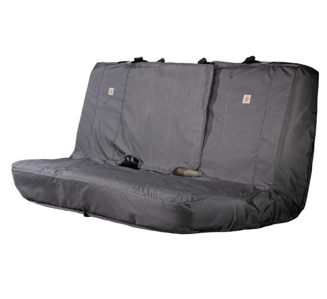Carhartt Universal Fitted Nylon Duck Full‑Size Bench Seat Cover – Gravel