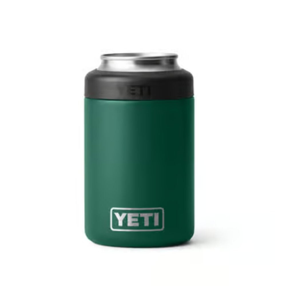 YETI Rambler 12 oz Black Forest Green BPA Free Colster Can Insulator