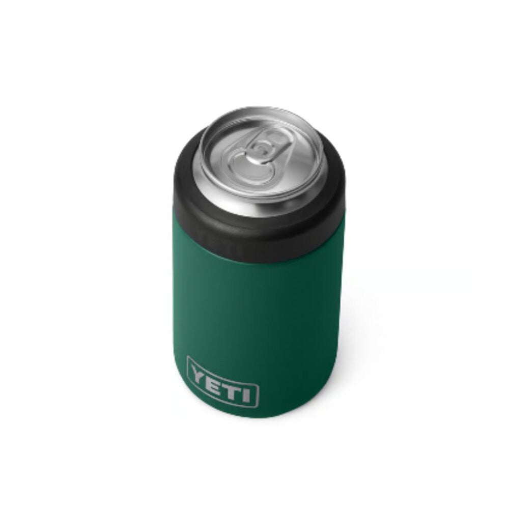 YETI Rambler 12 oz Black Forest Green BPA Free Colster Can Insulator