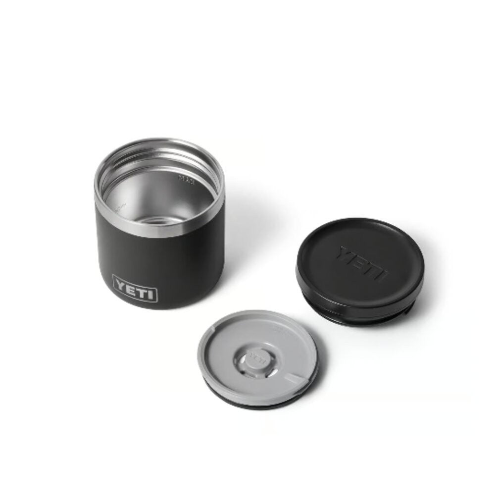 Yeti Rambler Black 8oz Wide Mouth Food Jar