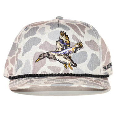 Burlebo Youth Diving Mallard Classic Deer Camo Cap