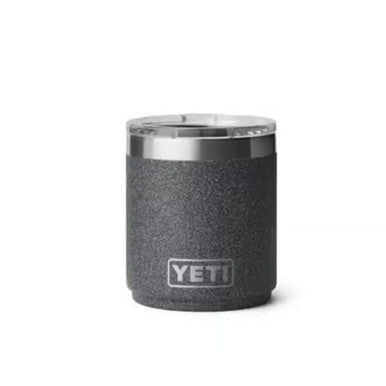 Yeti 10oz Rambler Lowball 2.0 Tumbler with MagSlider Lid - Black Stone