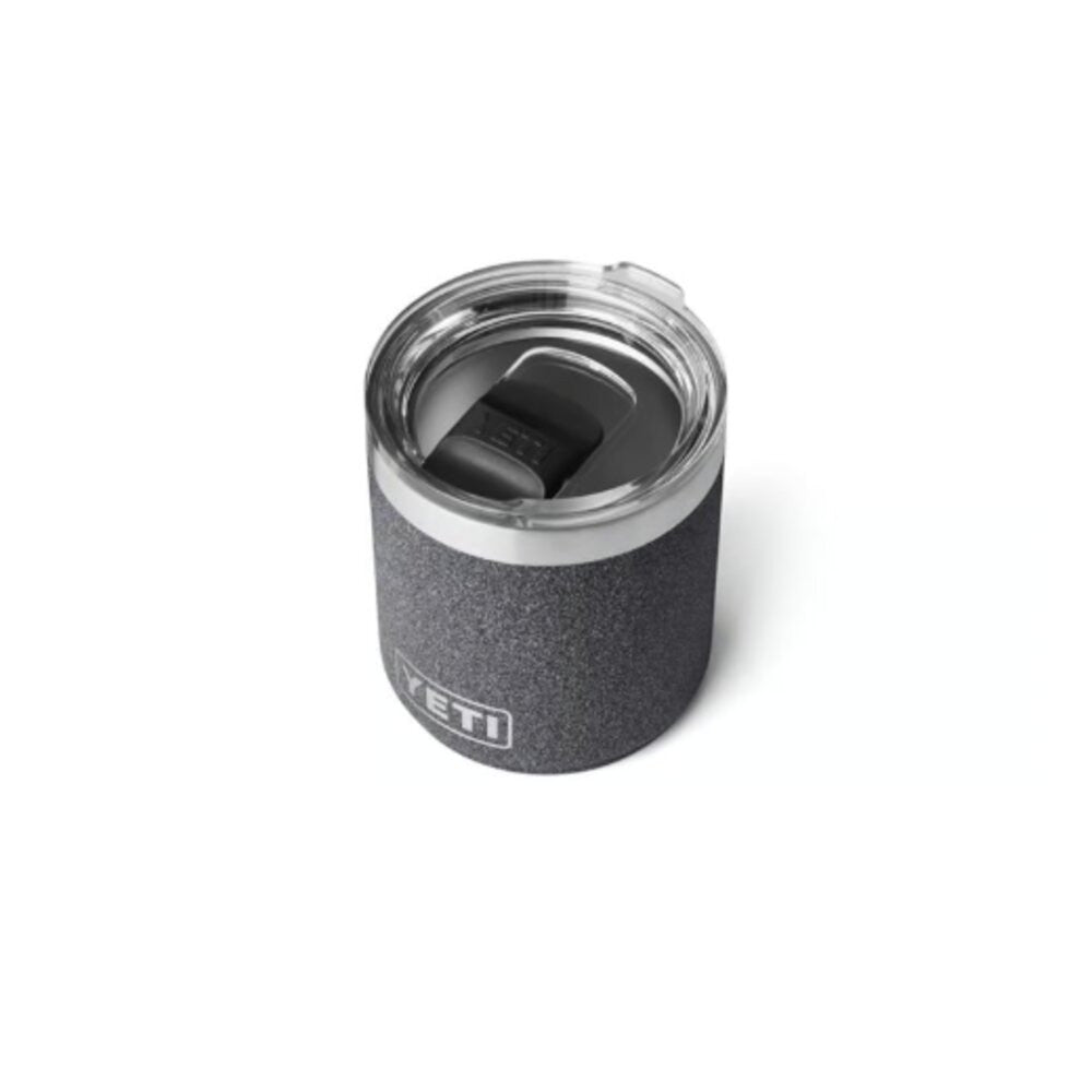 Yeti 10oz Rambler Lowball 2.0 Tumbler with MagSlider Lid - Black Stone