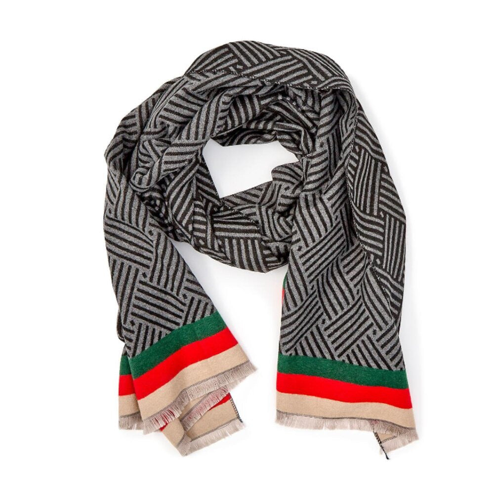 Two's Company Elite Reversible Scarf Faux