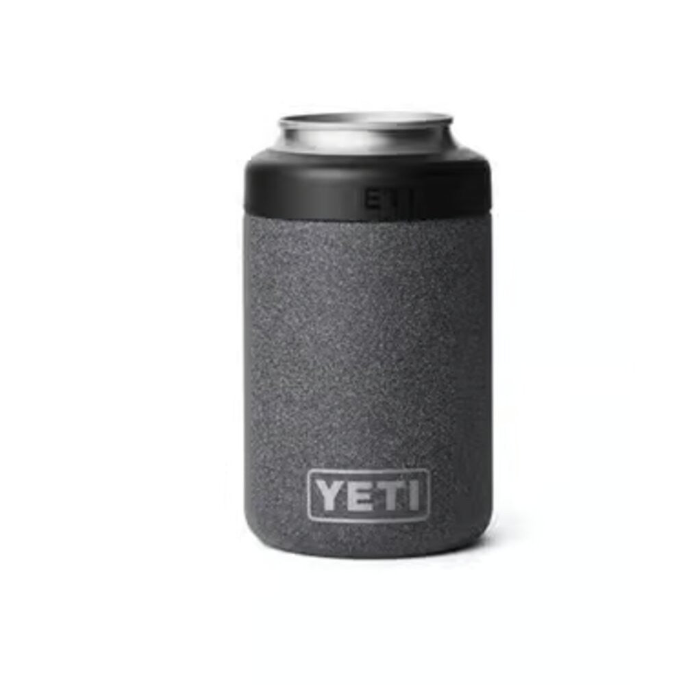 YETI Rambler 12 oz Black Stone Colster Can Insulator