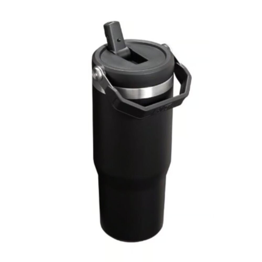 Stanley IceFlow 30 oz Black Insulated Straw Tumbler