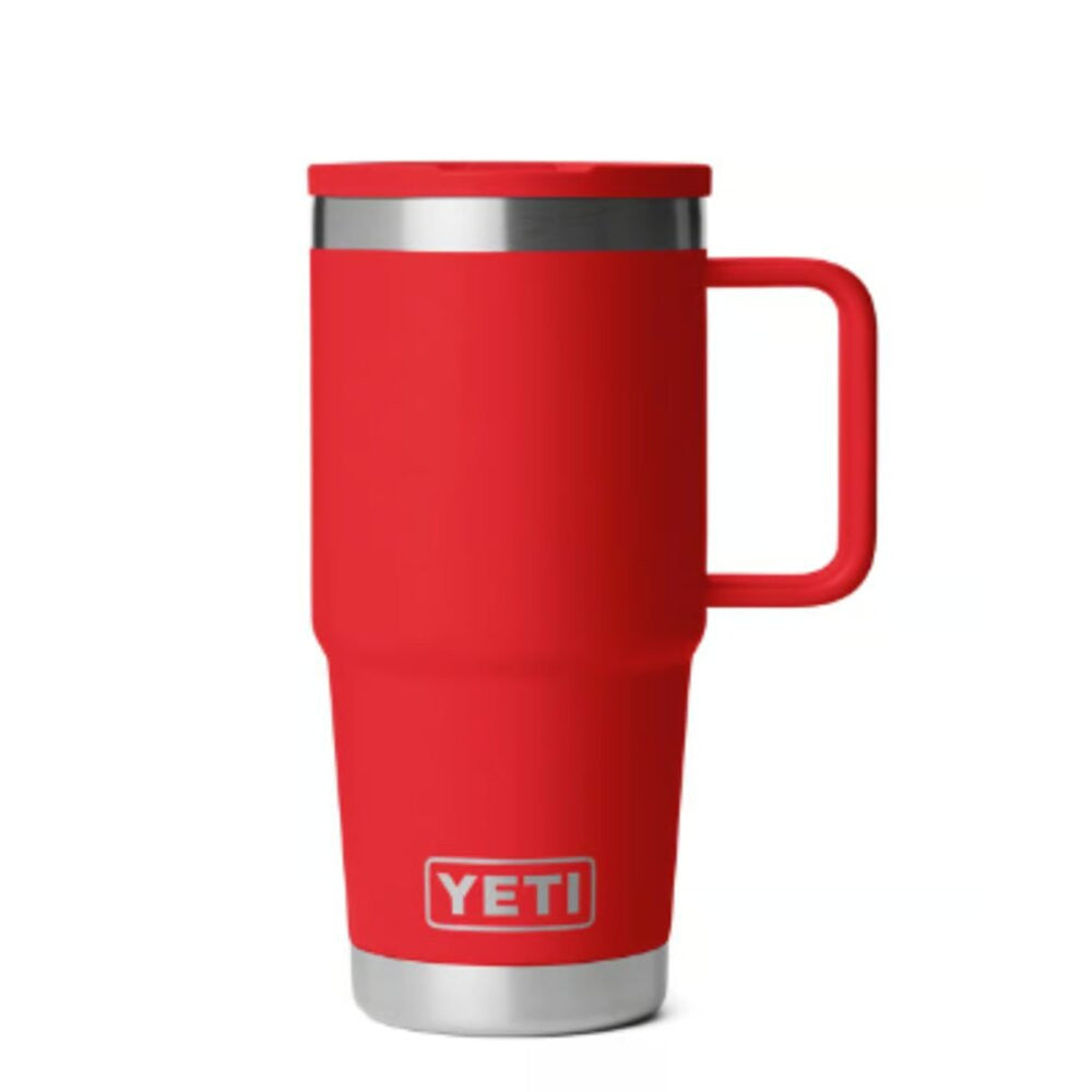 Yeti Rescue Red 20oz Rambler Travel Straw Mug