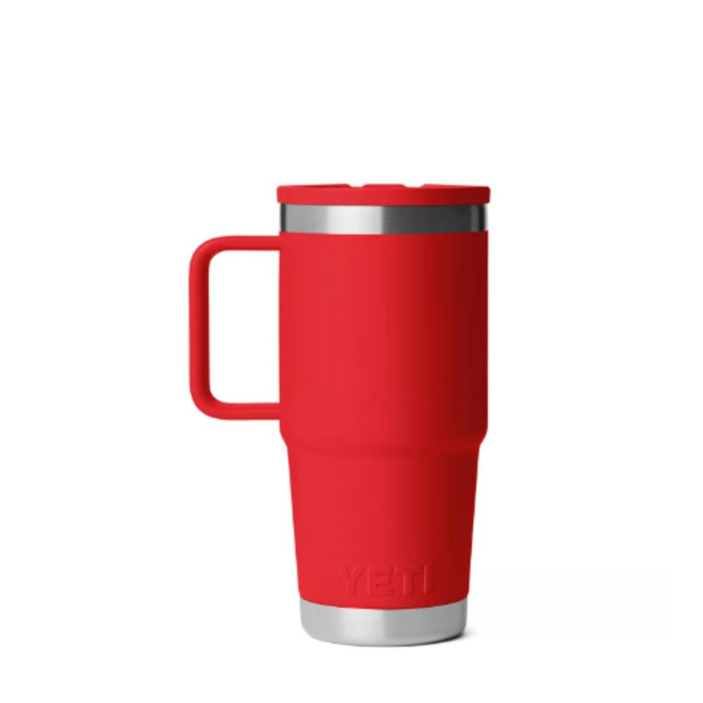 Yeti Rescue Red 20oz Rambler Travel Straw Mug
