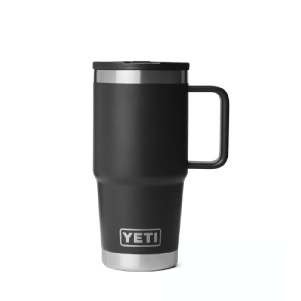 Yeti Black 20oz Rambler Travel Straw Mug