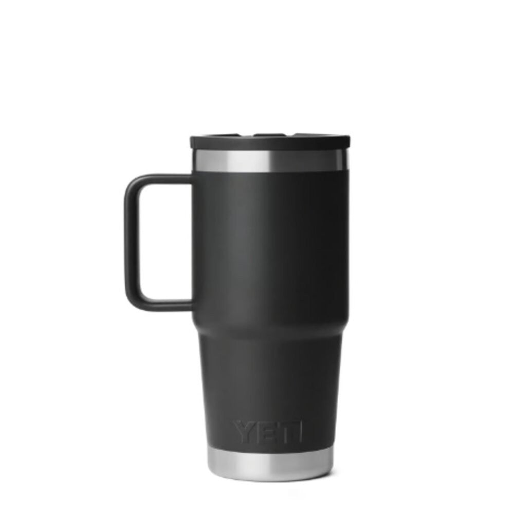 Yeti Black 20oz Rambler Travel Straw Mug