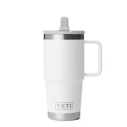 Yeti White 20oz Rambler Travel Straw Mug