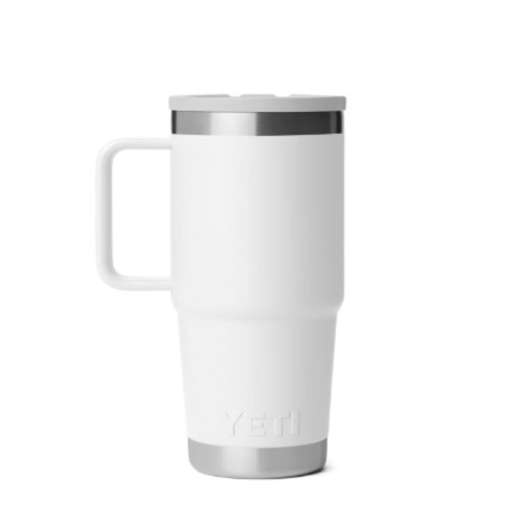 Yeti White 20oz Rambler Travel Straw Mug