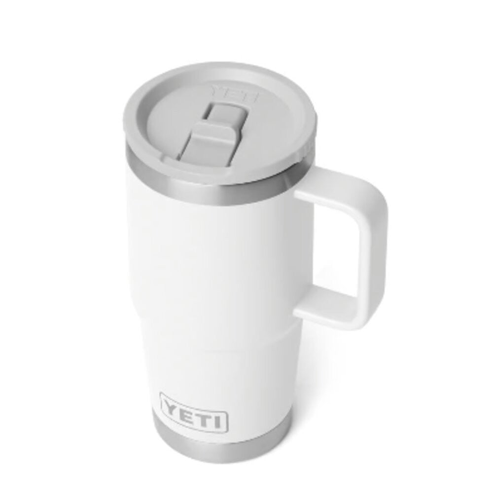 Yeti White 20oz Rambler Travel Straw Mug
