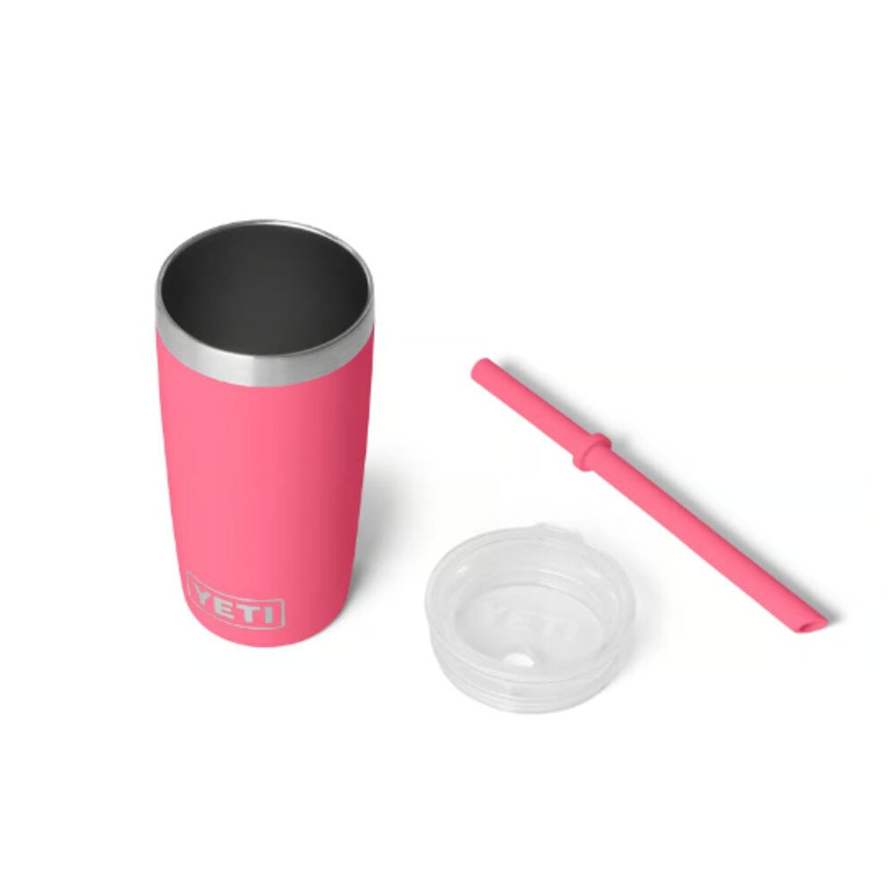 Yeti Tropical Pink Rambler 10oz Jr. Tumbler with Silicone Straw