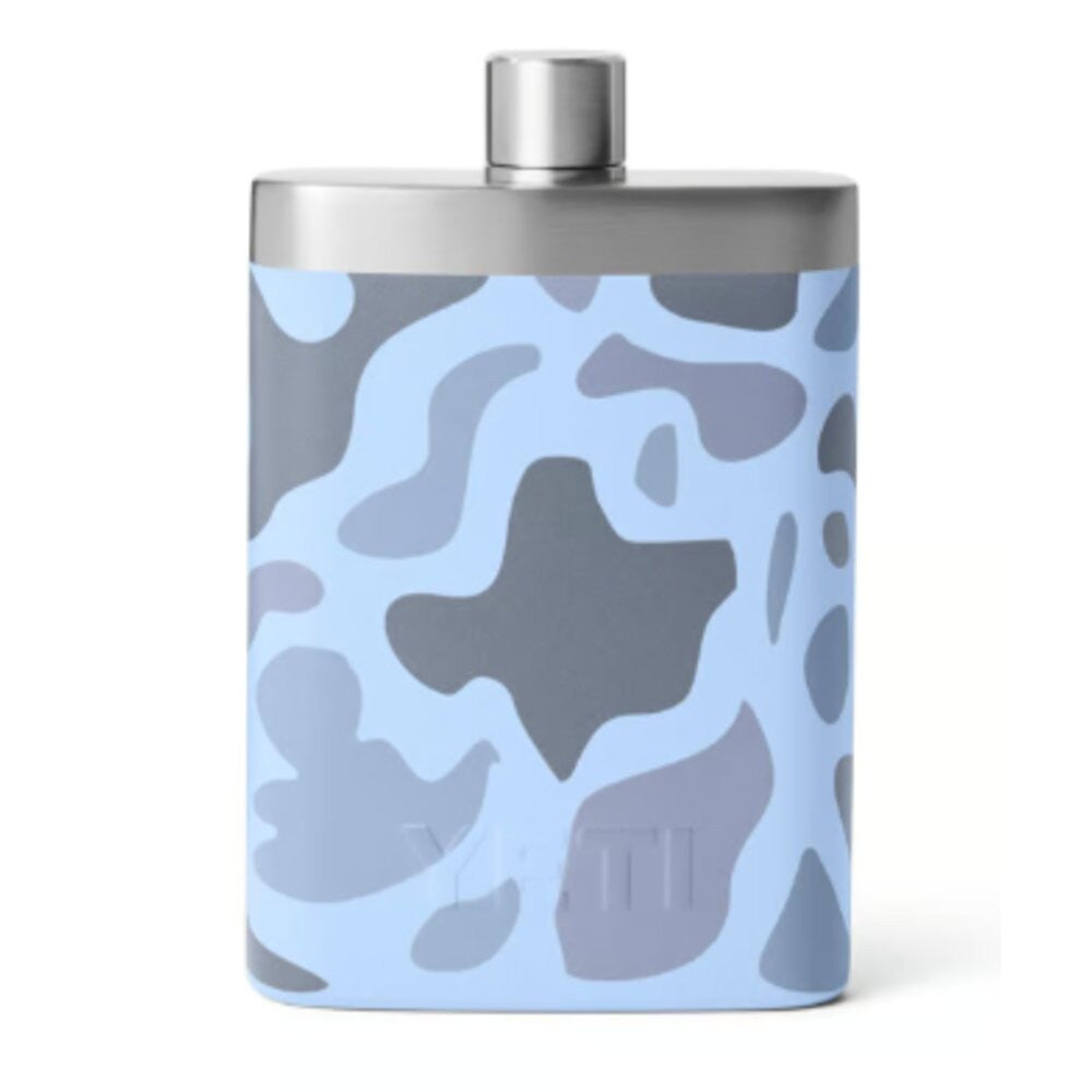 Yeti Blue Camo Stainless Steel Flask