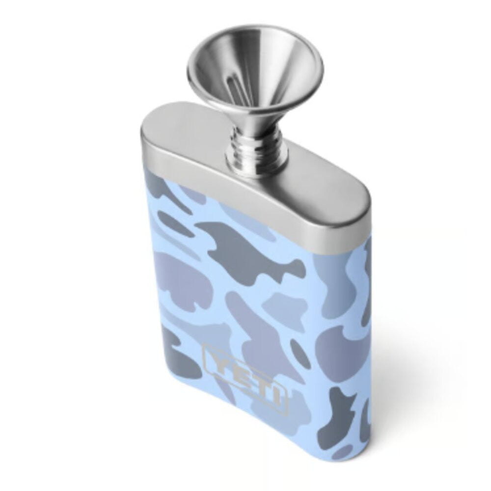 Yeti Blue Camo Stainless Steel Flask