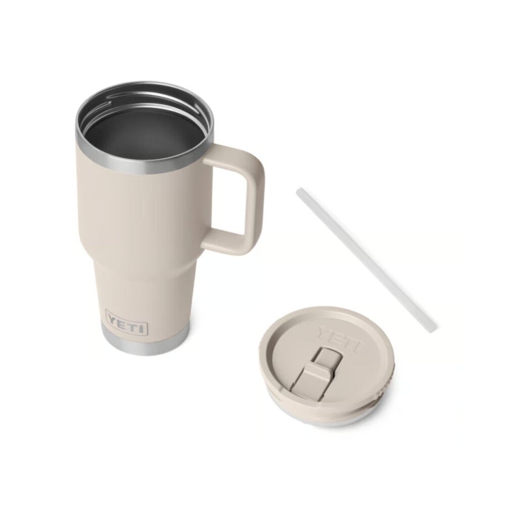 Yeti Cape Taupe 30oz Rambler Travel Straw Mug