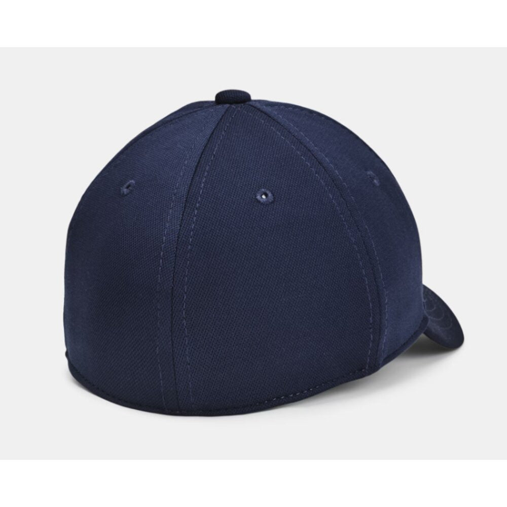 Under Armour Boys UA Blitzing Low Stretch Fit Cap - Navy/White