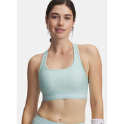 Under Armour Women's Crossback Mid Sports Bra - Refresh Mint/White