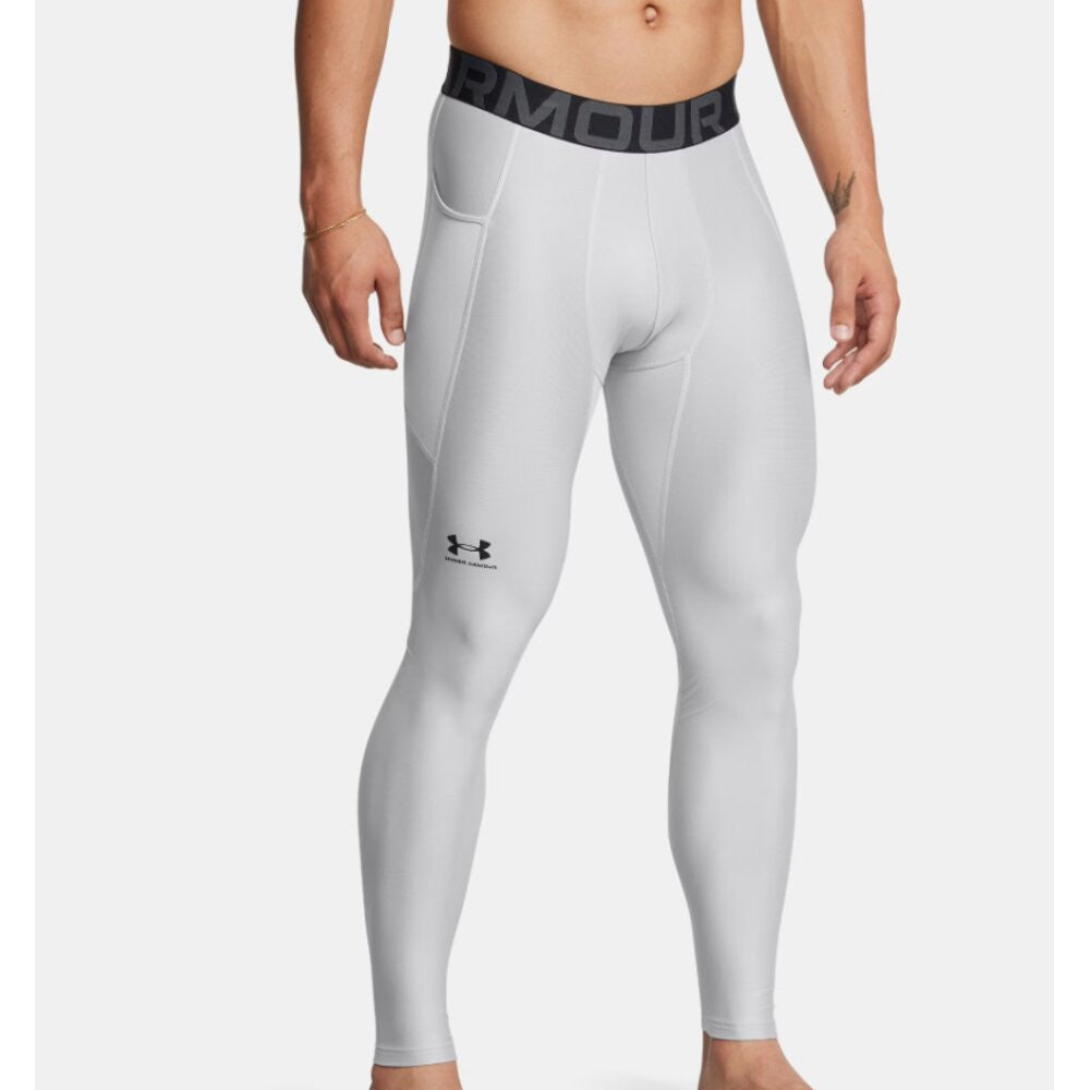 Under Armour Men's HeatGear Leggings - Mod Grey/Black