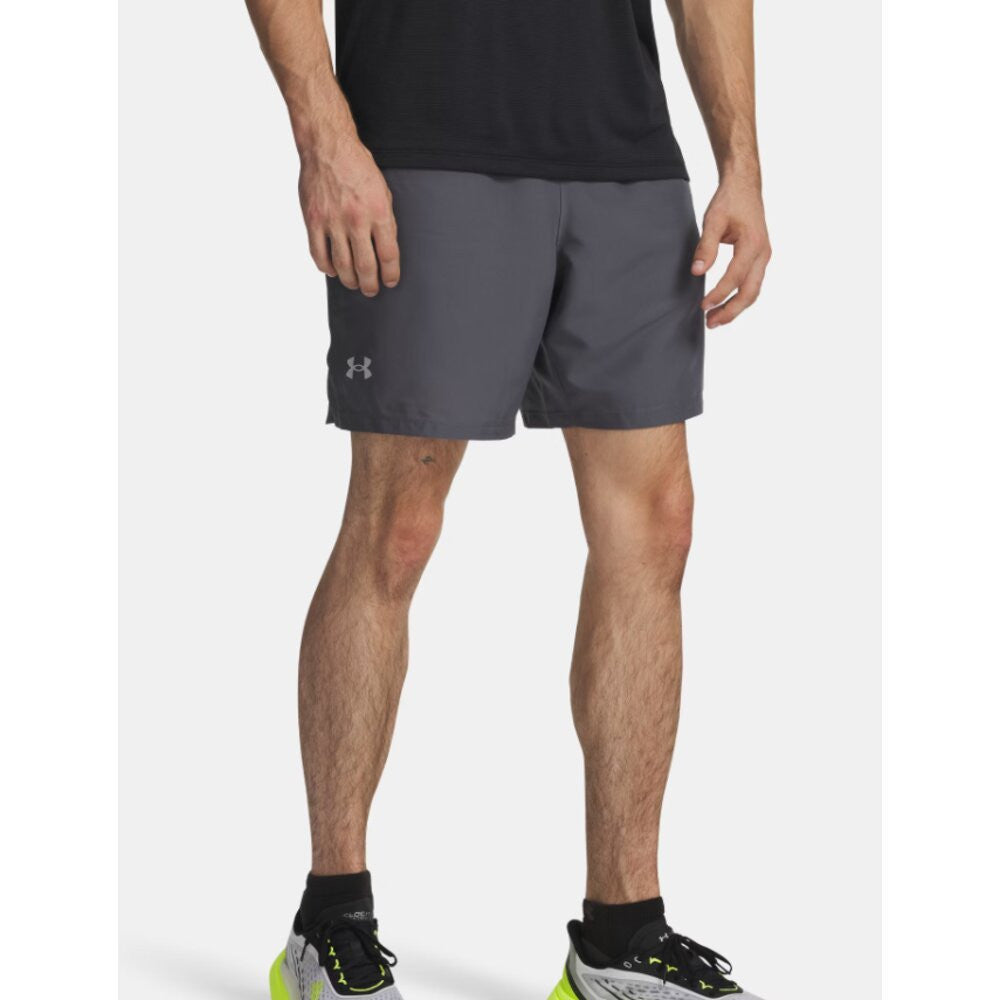 Under Armour Men's UA Launch 7" Shorts - Castlerock/White/Reflective