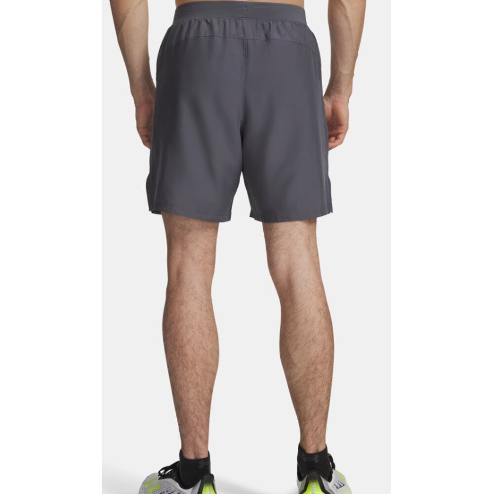 Under Armour Men's UA Launch 7" Shorts - Castlerock/White/Reflective