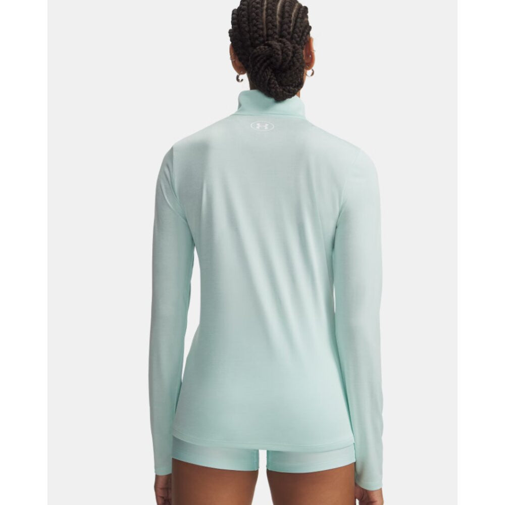 Under Armour Women's UA Tech Twist 1/2 Zip - Refresh Mint/White