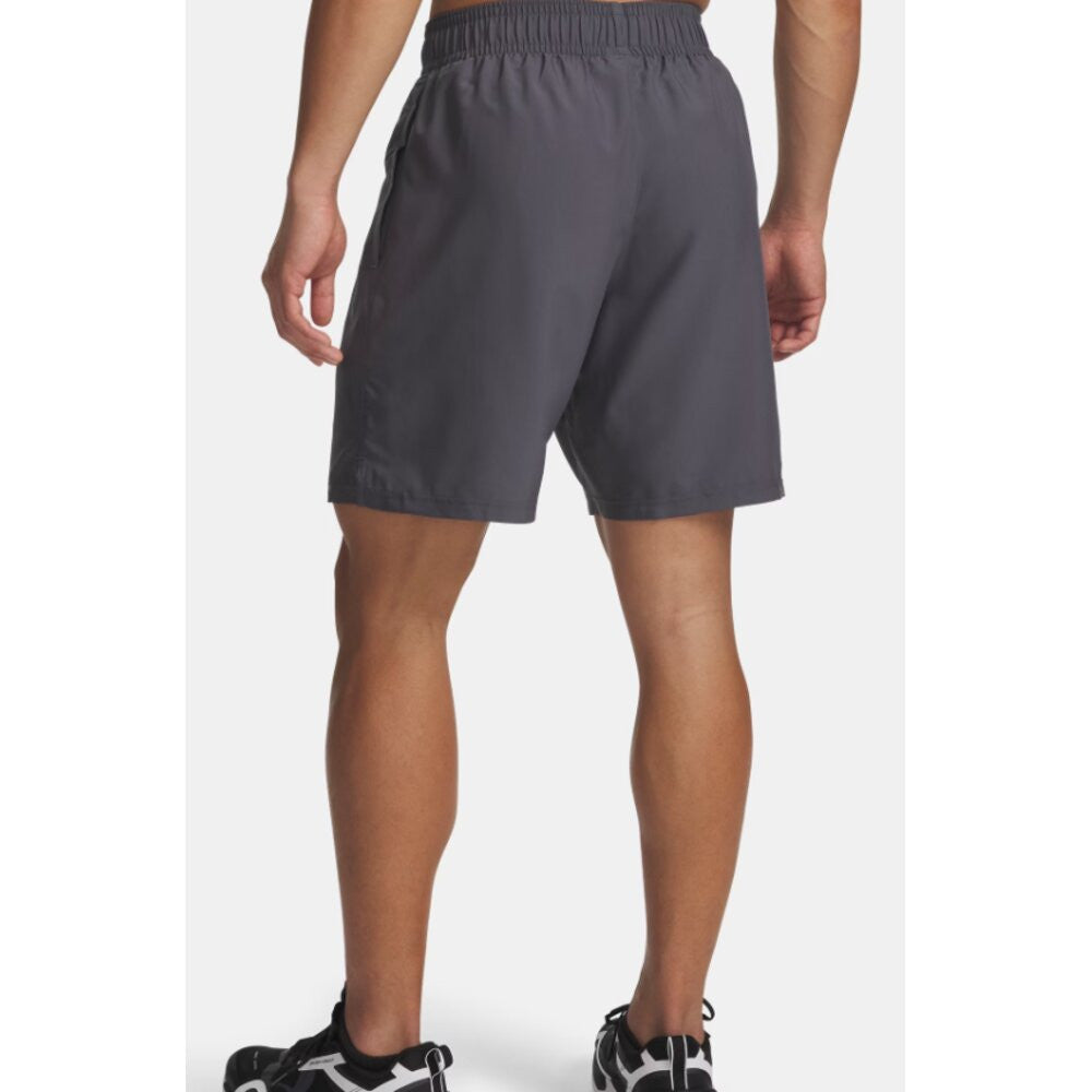 Under Armour Men's UA Tech Woven Wordmark 8.25" Shorts - Castlerock/White