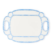 Two's Company French Blue Bamboo Touch Platter