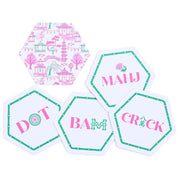 Two's Company Let's Mahj Set of 24 Heavyweight Paper Coasters