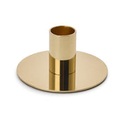 Two's Company Metallic Gold Metal Taper Candlestick Candleholder